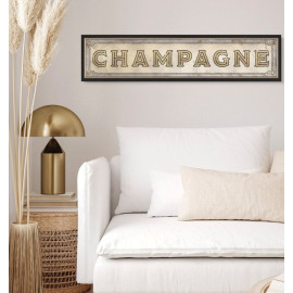 Vintage Champagne Wall Art 